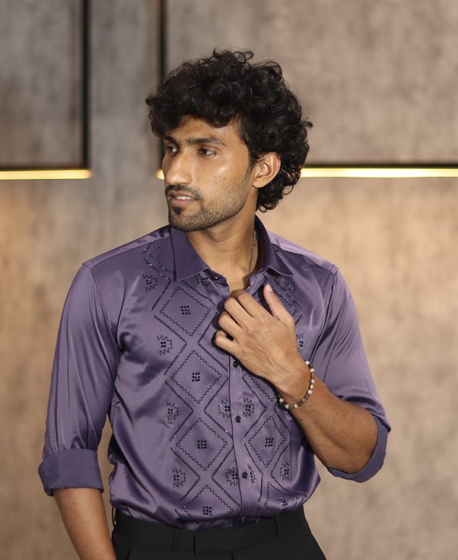 Purple Stone Shirt