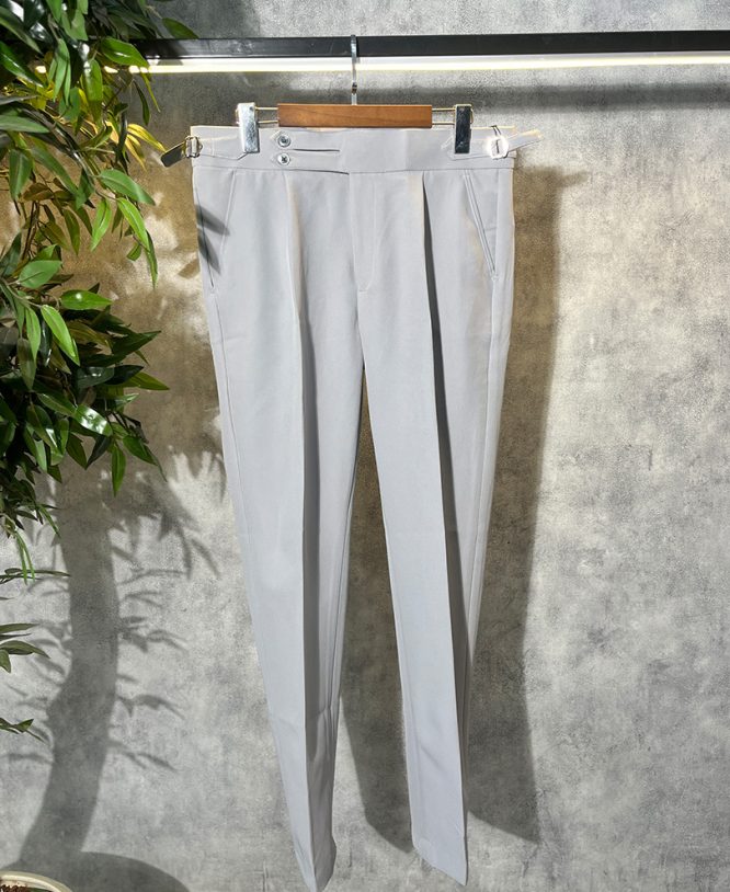 Light Grey Gurkha Pant