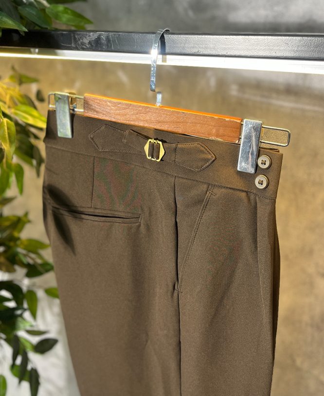 Dark Brown Gurkha Pant - Image 2