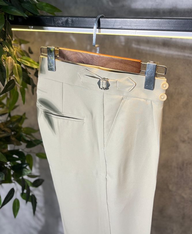 Beige Gurkha Pant - Image 2