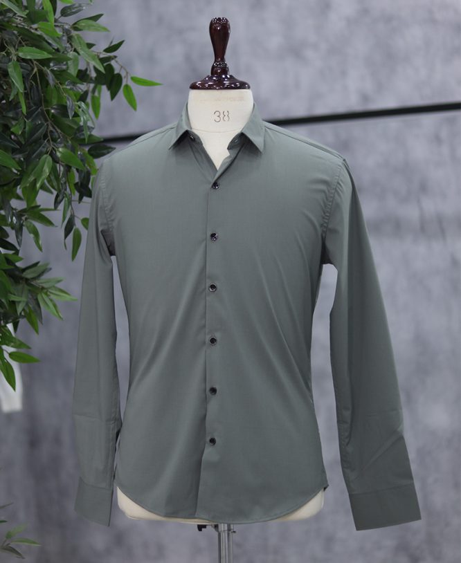 Green Plain Shirt