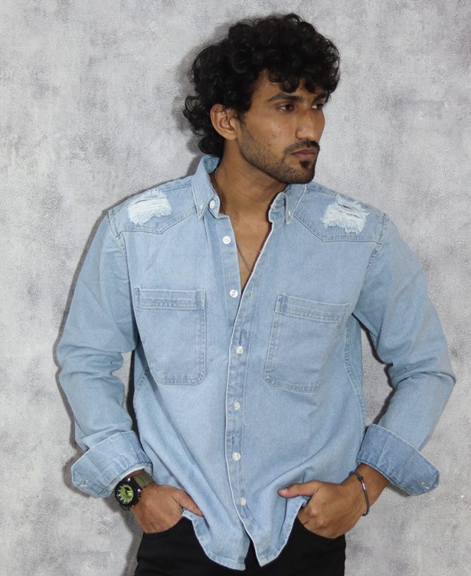 Light Blue Denim Shirt