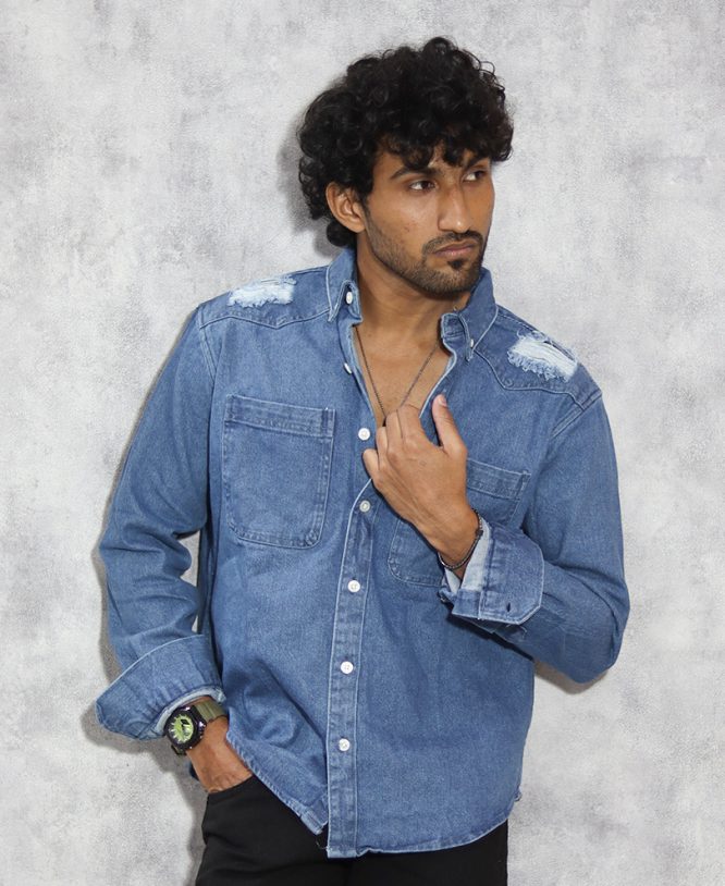 Blue Denim Shirt