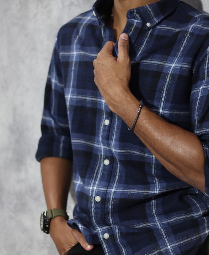 Blue Checked Shirt - Image 2