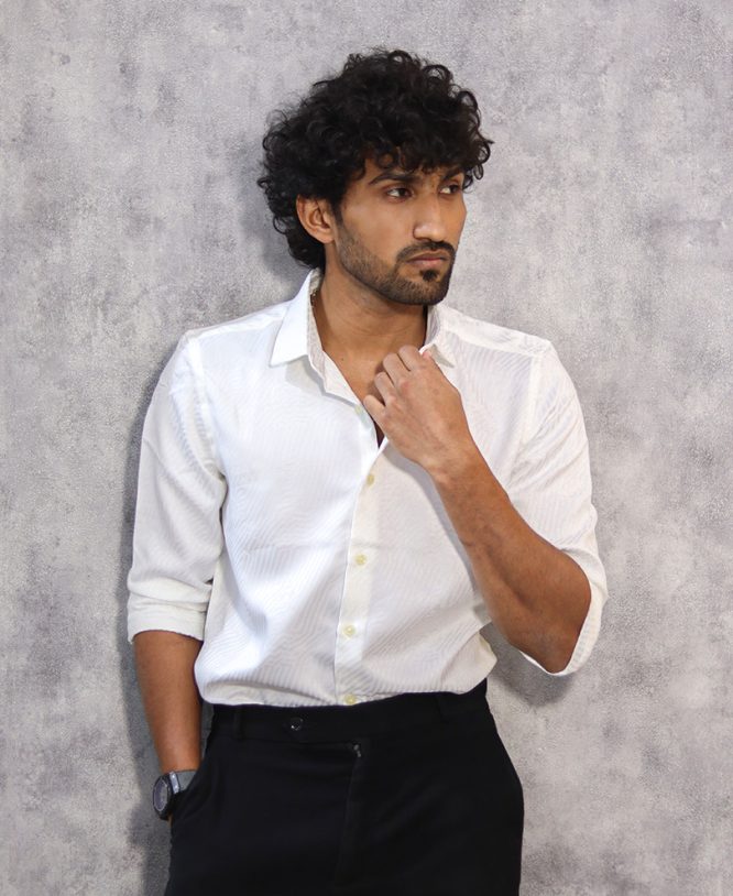 White Designer Shirt