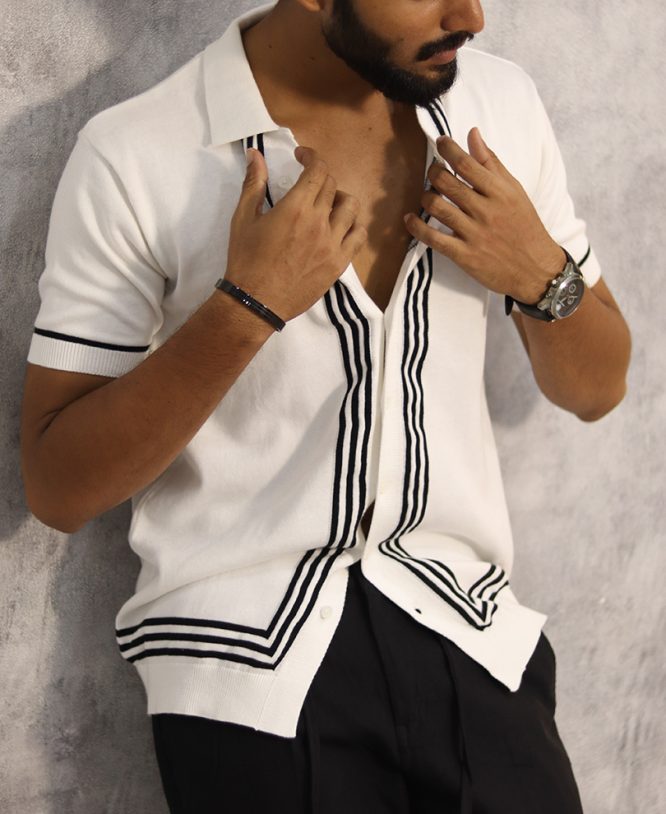 White Knitted Shirt - Image 2