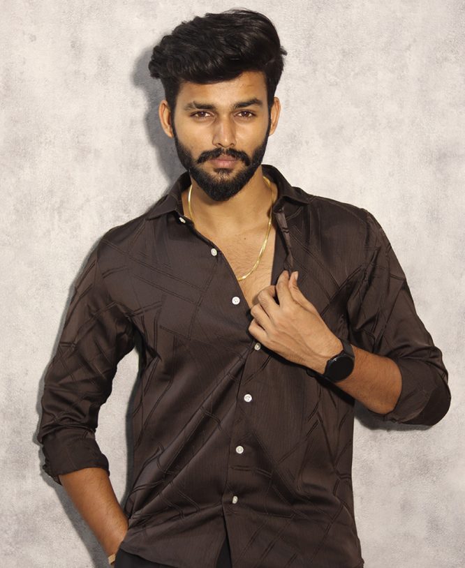 Brown Designer Shirt