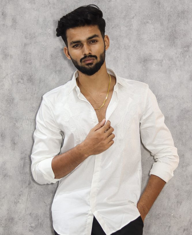 White Designer Shirt