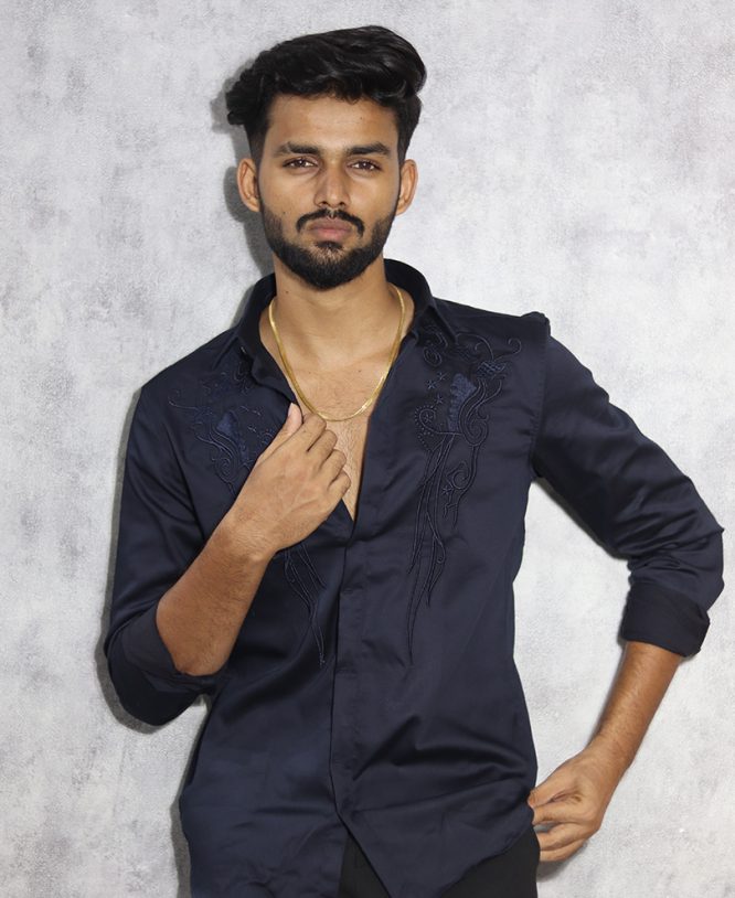 Blue Designer Shirt