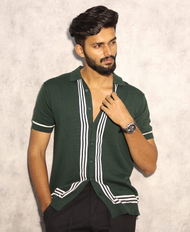 Green Knitted Shirt