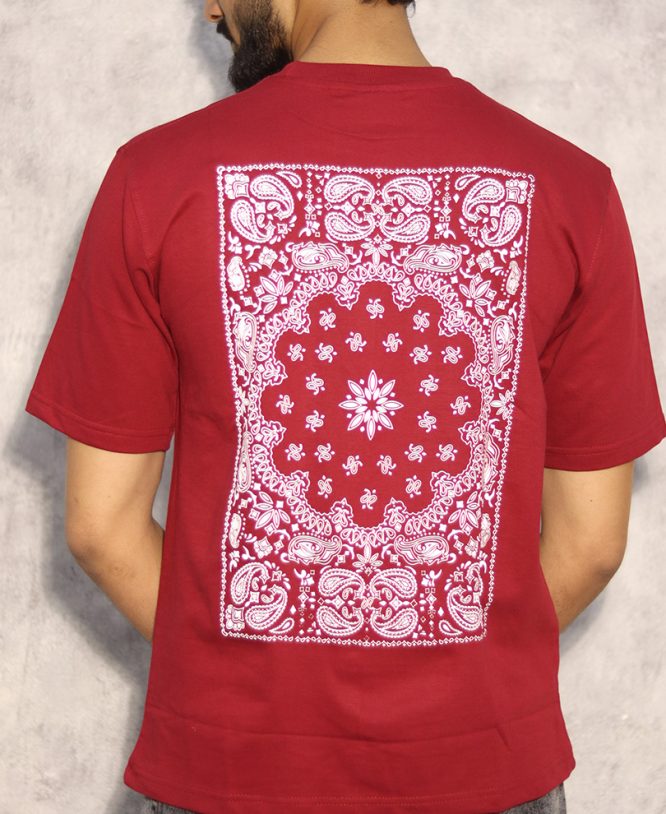 Maroon Drop Shoulder - Image 2