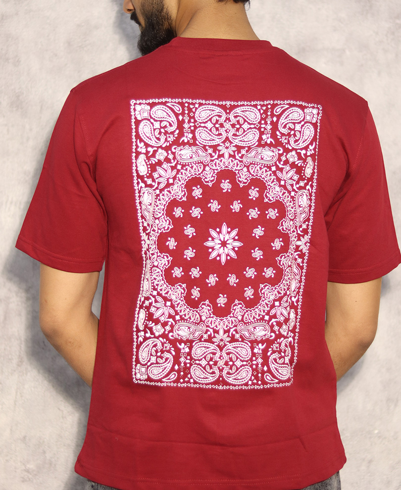 Maroon Drop Shoulder - Image 2