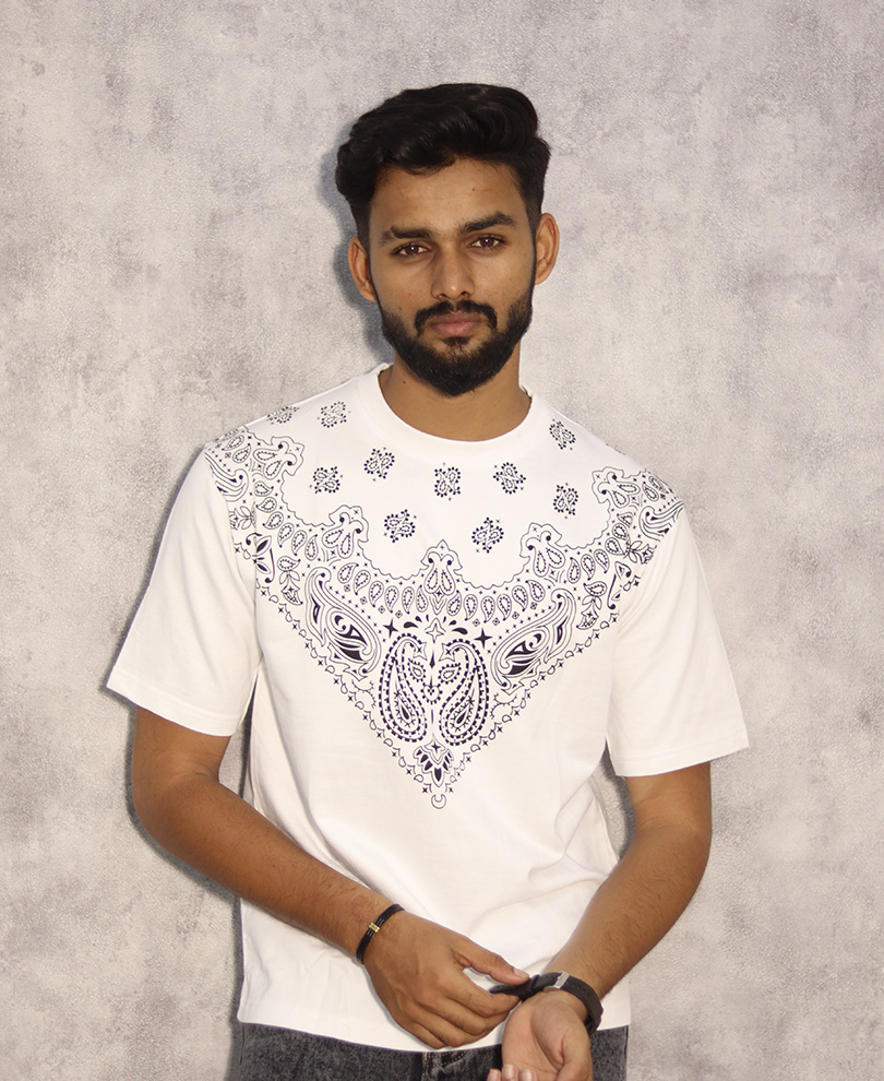 White Drop Shoulder
