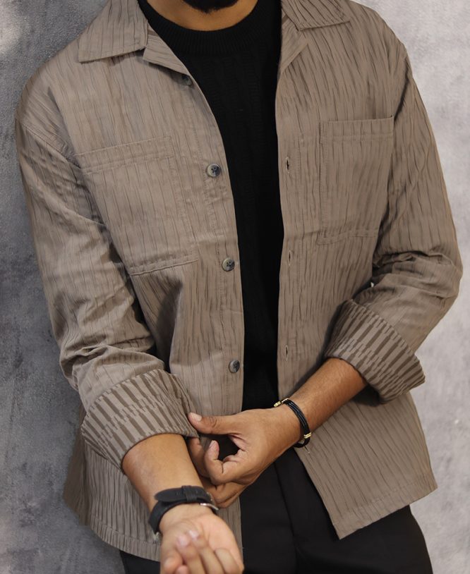 Light Brown Shacket - Image 2