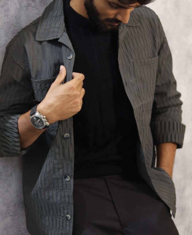 Grey Shacket - Image 2