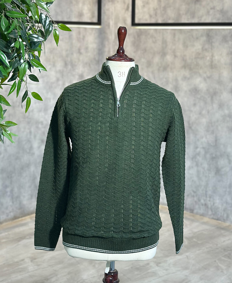 Green Zipper Tee