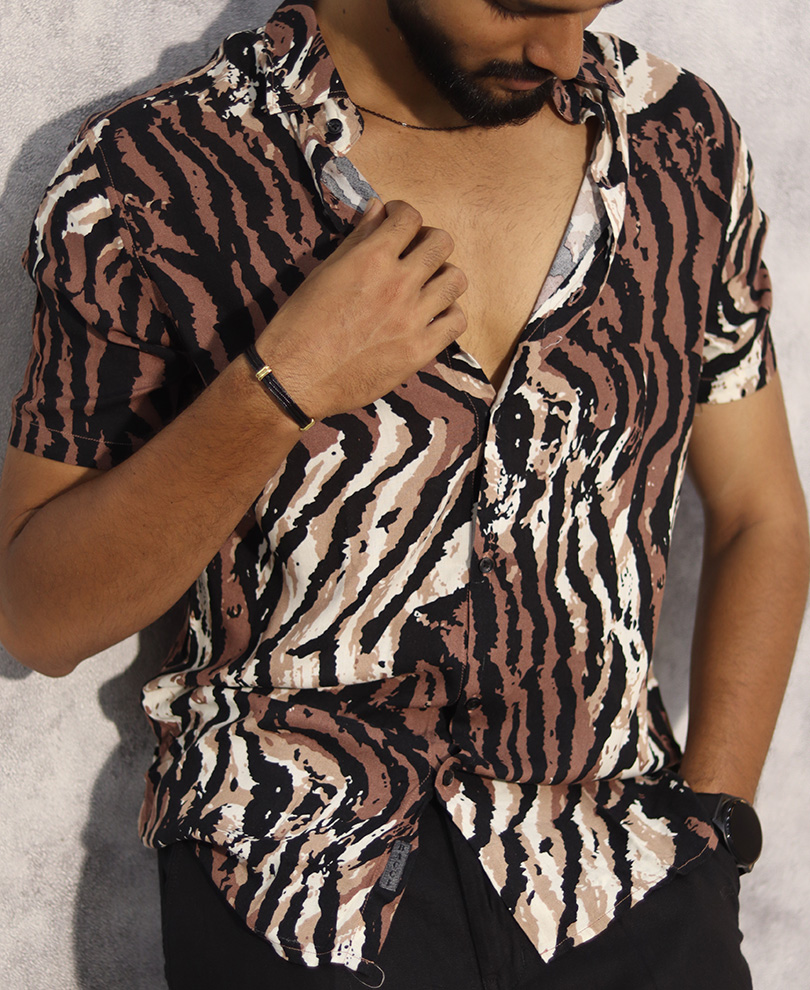 Animal Printed Shirt Half - Image 2