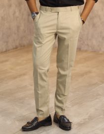 Cream Formal Pant - 36