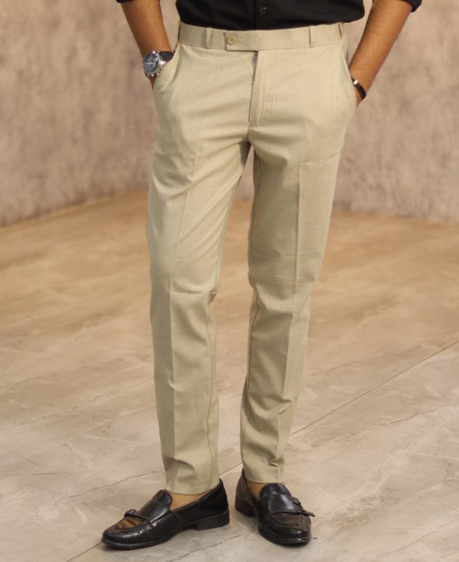 Cream Formal Pant