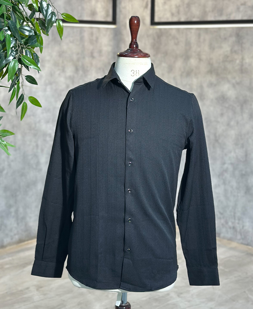 Black Stripe Designer Shirt