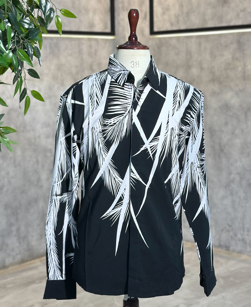 Black Printed Shirt 1