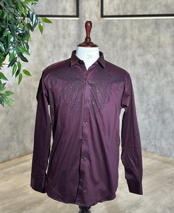 Maroon Stone Shirt