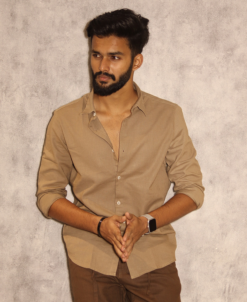 Brown Linen Shirt