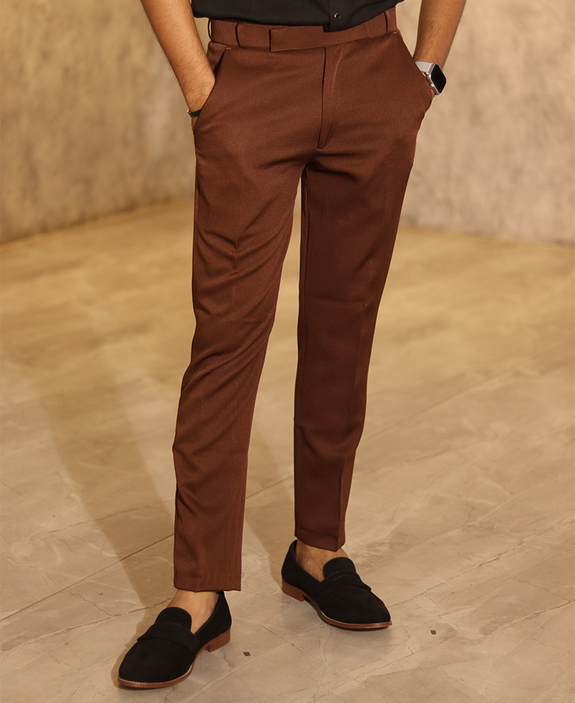 Rusted Brown Formal Pant