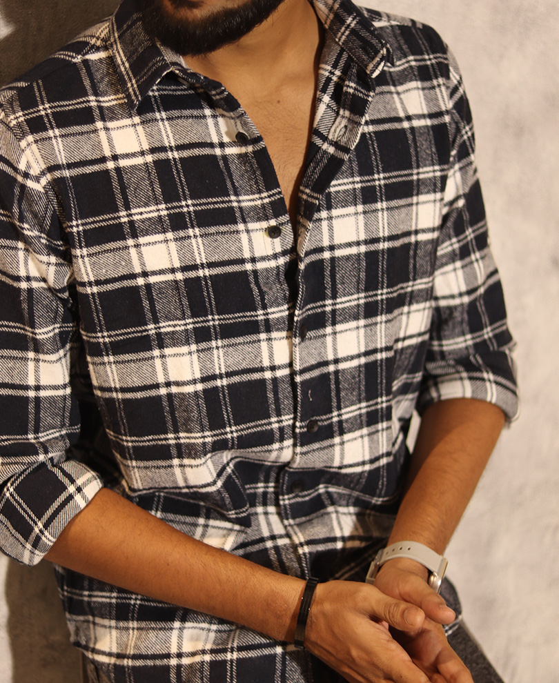 Blue Checked Shirt - Image 2