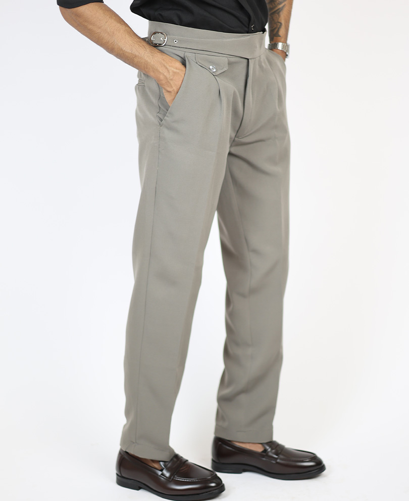 Light Grey Gurkha Pant