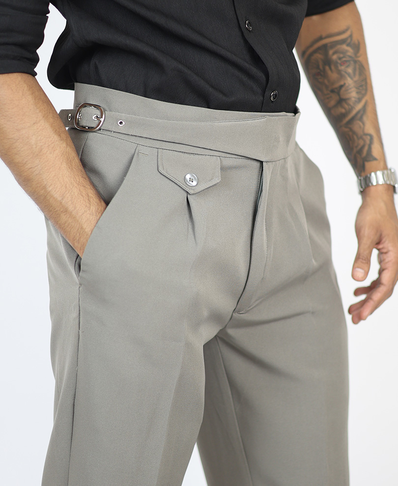 Light Grey Gurkha Pant - Image 2