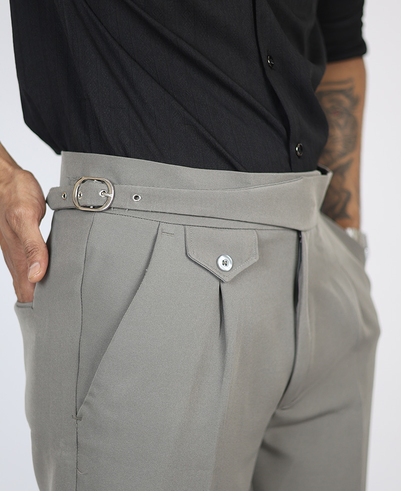 Light Grey Gurkha Pant - Image 3