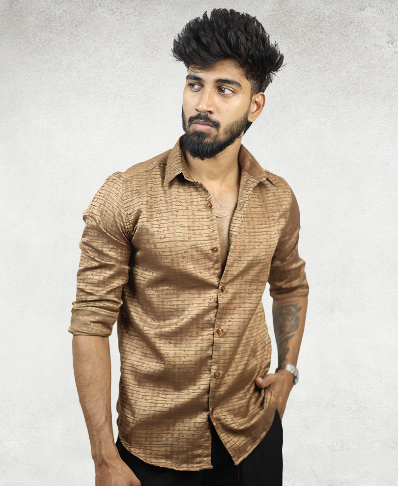 Brown Designer Shirt