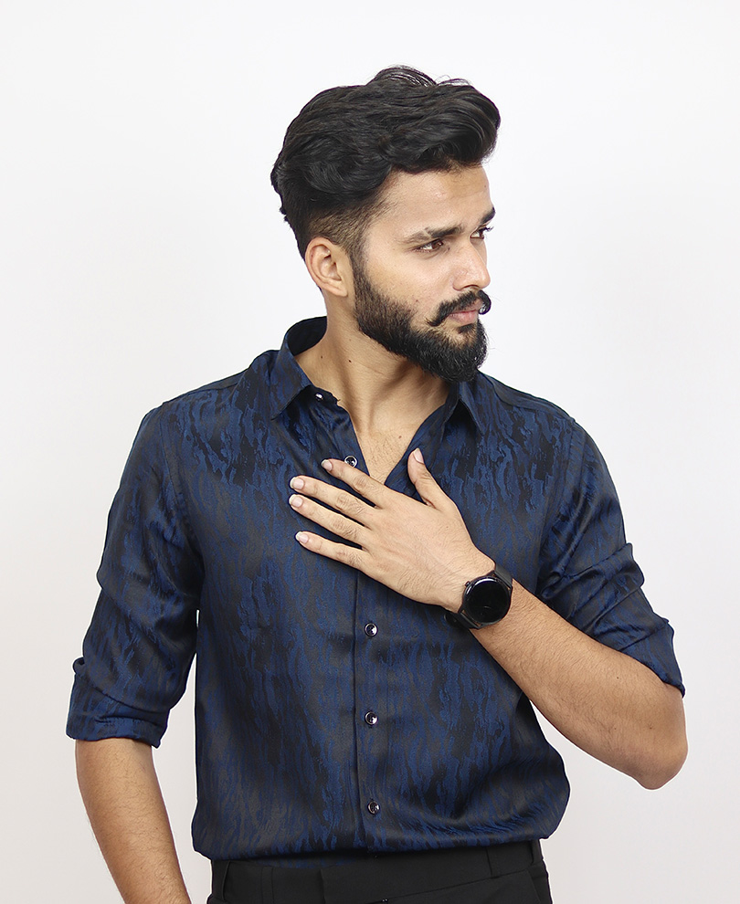 Blue Designer Shirt 2