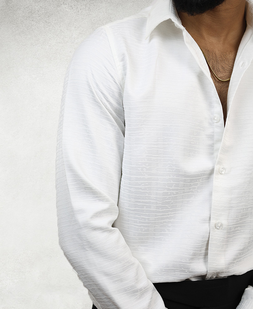 White Designer Shirt - Image 2