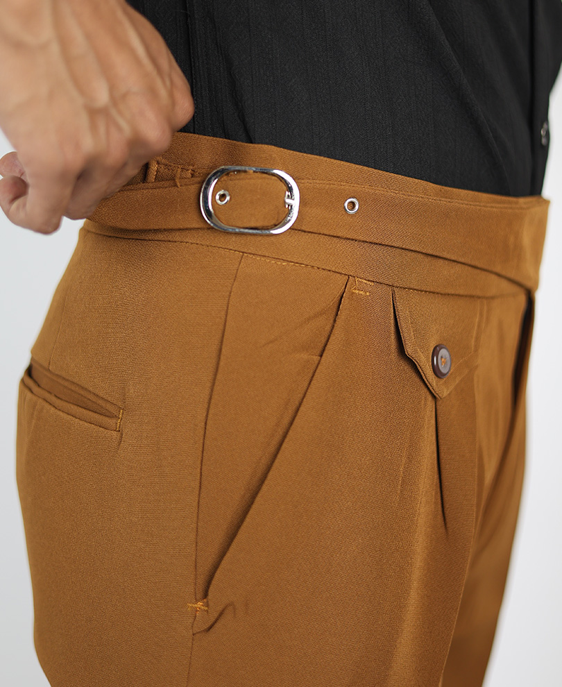 Rustic Brown Gurkha Pant - Image 3