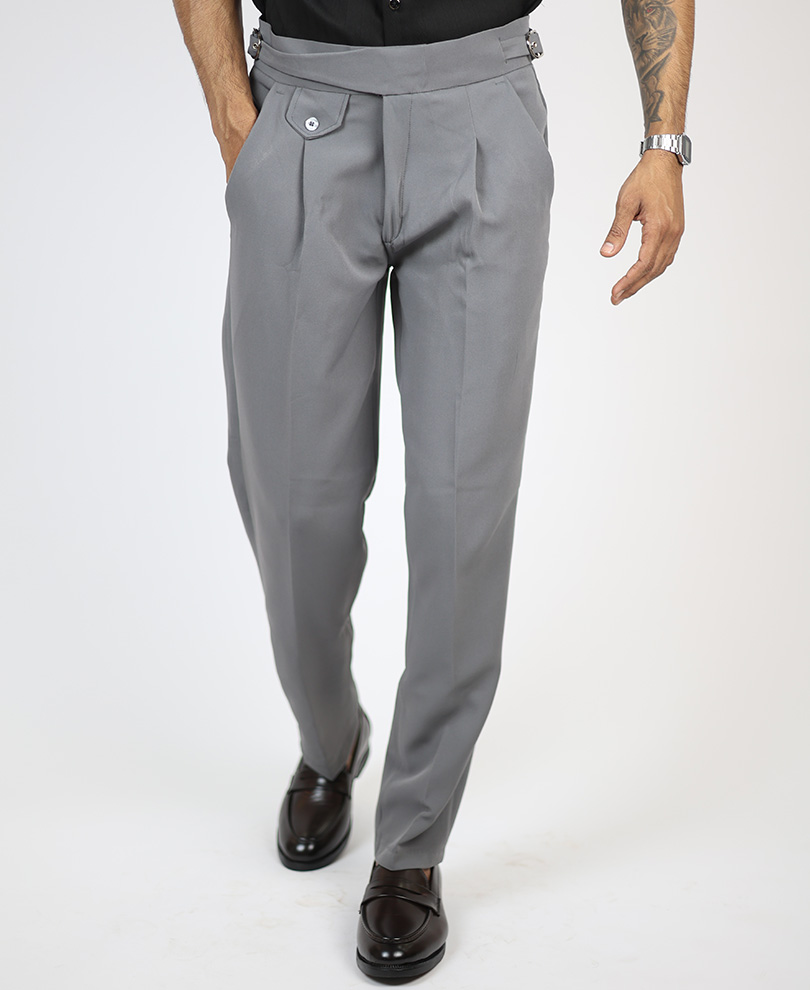 Grey Gurkha Pant