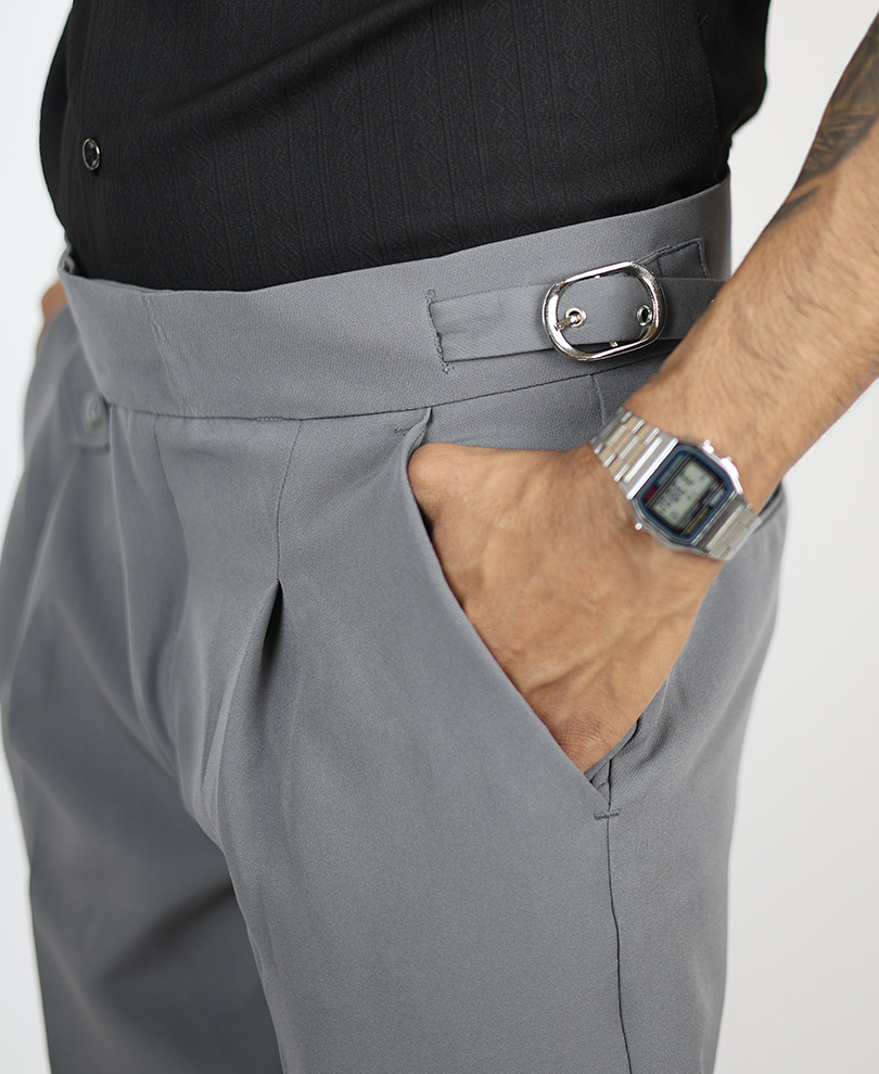 Grey Gurkha Pant - Image 2