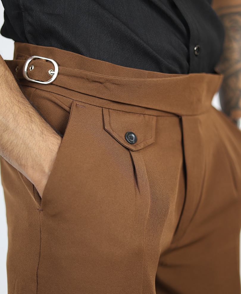 Brown Gurkha Pant - Image 2