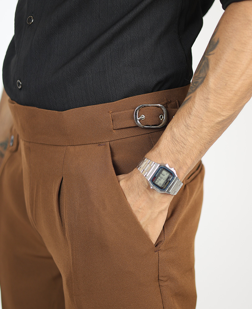 Brown Gurkha Pant - Image 3