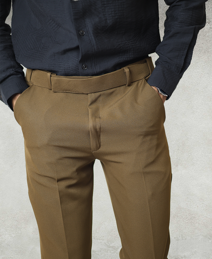 Khaki Formal Pant - Image 2
