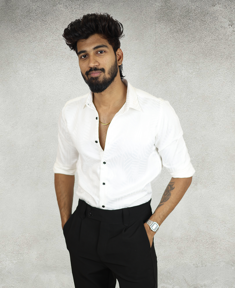 White Designer Shirt