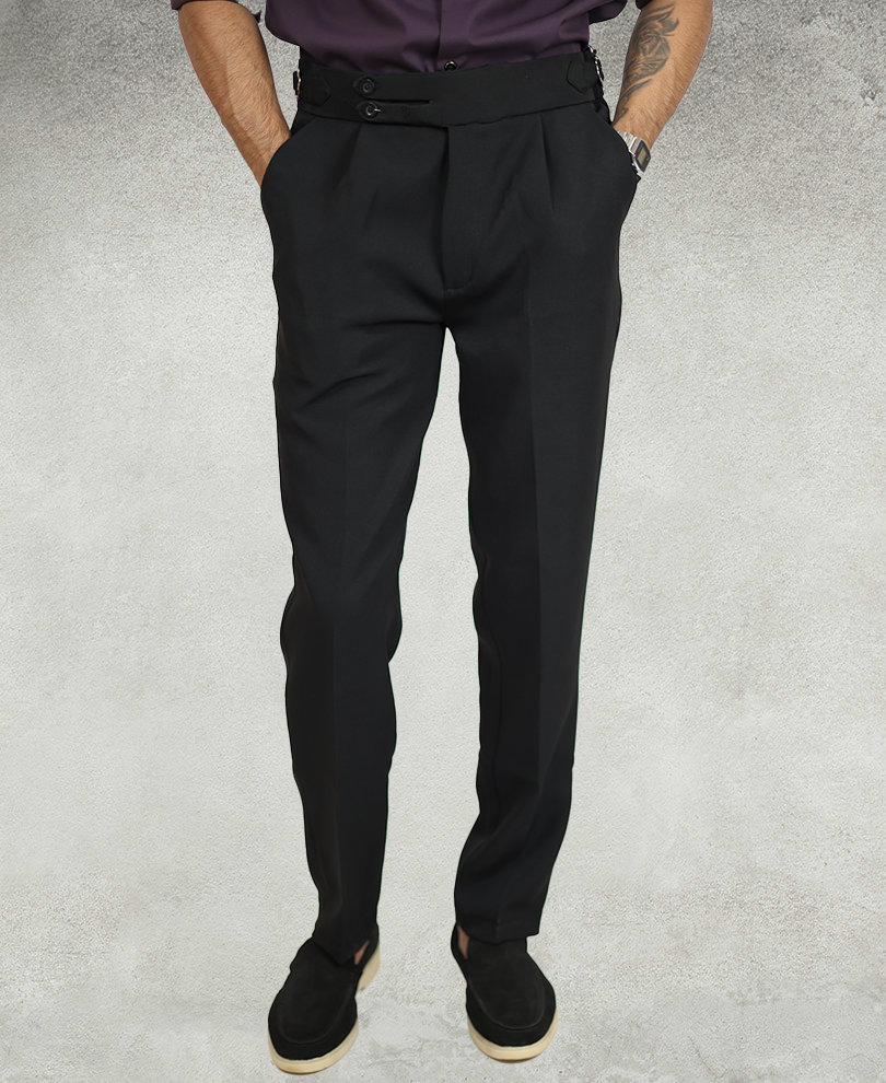 Black Gurkha Pant