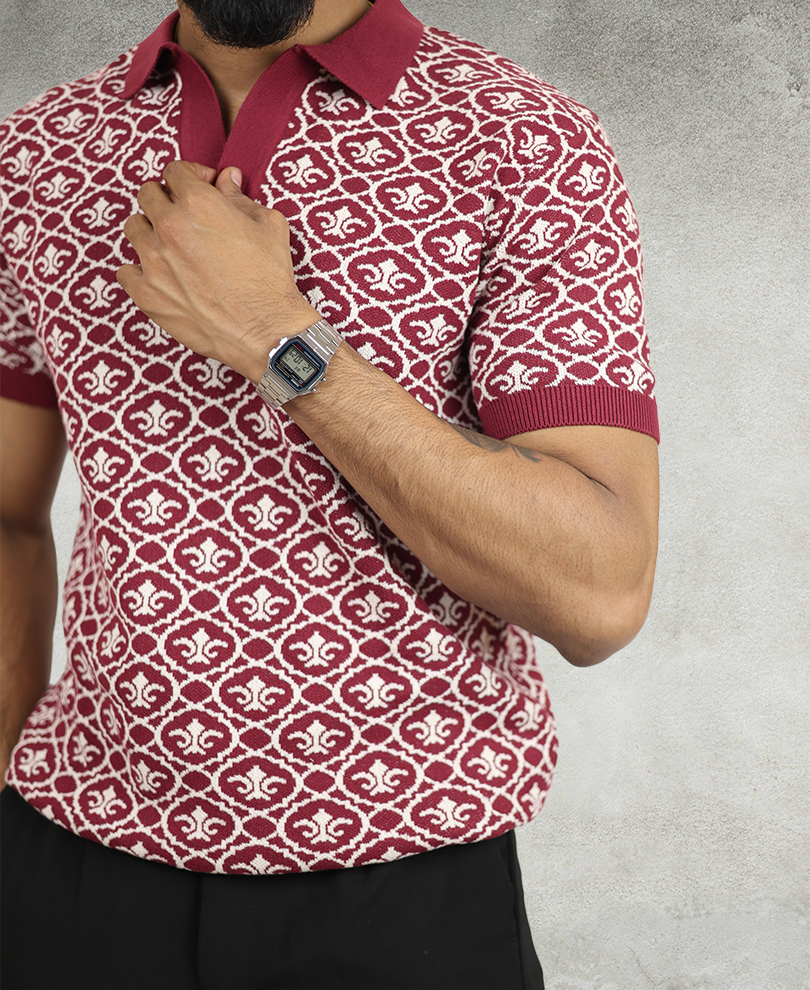 Red Collar Tee - Image 3