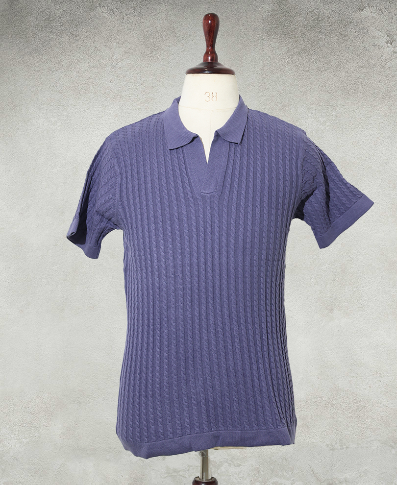 Lavender Collar Tee